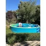 Aquarian IPoolGo Round Above Ground Pool W/ Pump And Ladder