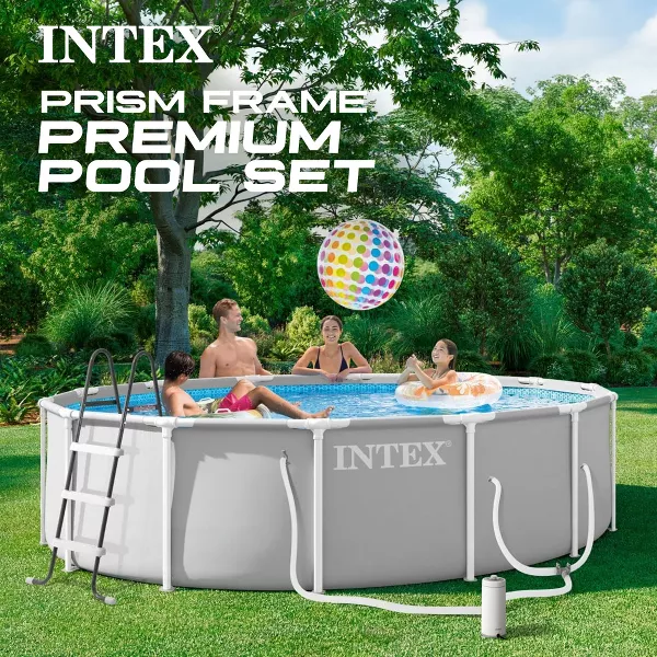 GUEST_1aebc077-fd04-420d-9d8d-b4dbd5ca0989 INTEX Prism Frame 14ft x 42in Premium Above Ground Pool Set with Filter Pump - Image 1