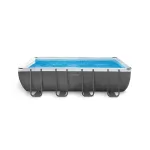 Intex 18ft X 9ft X 52in Rectangular Ultra Frame Pool Set