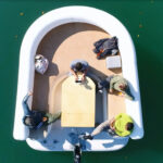 Pool Inflatable U Shaped Floating Sofa DWF Lounging - Image 2
