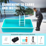 Commercial Inflatable Rectangle Swimming Pool for Outdoor Events