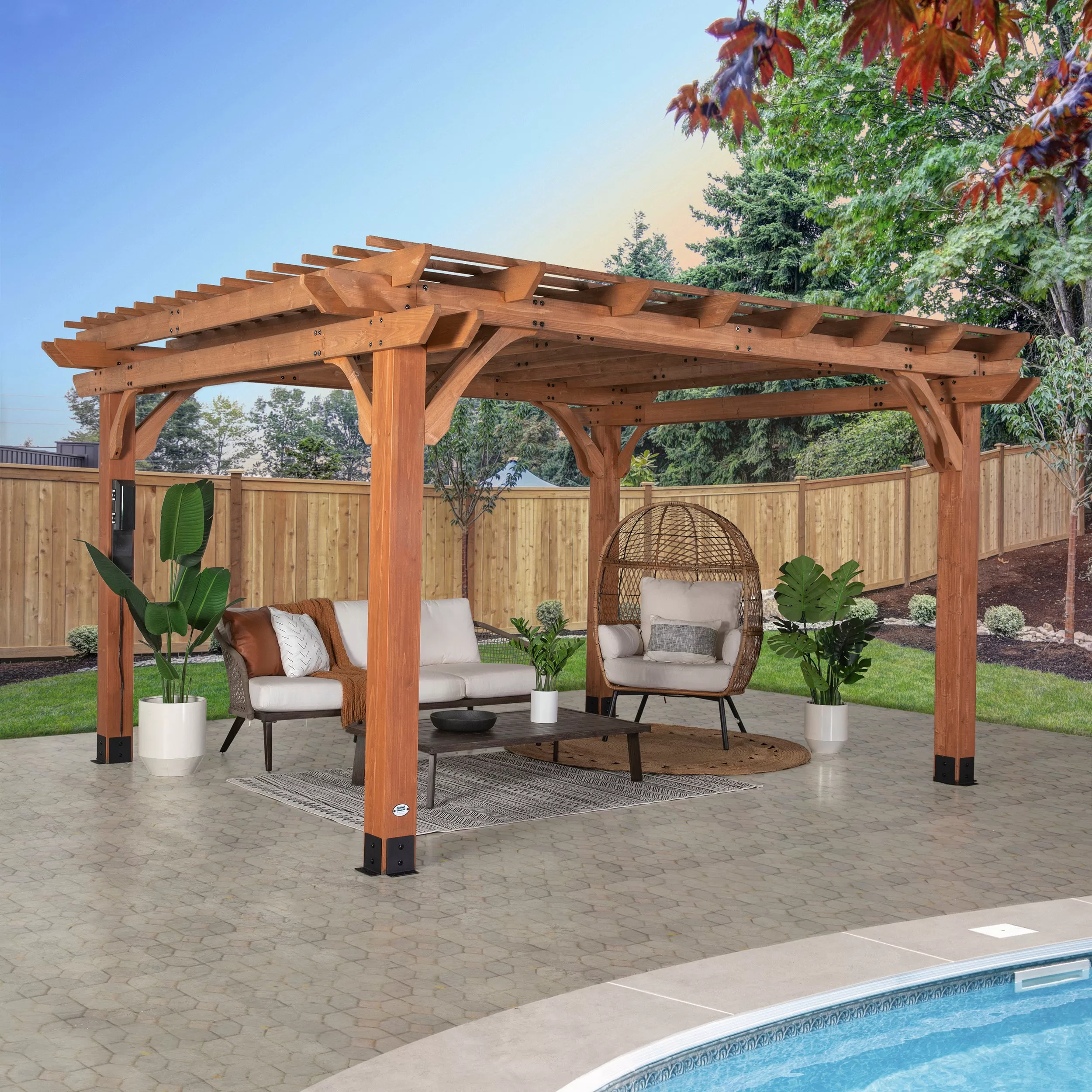 P1-14x12BeaumontMaincopy.jpg 14x12 Beaumont Pergola - Image 1