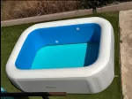 IPOOLGO Rectangular Pool With Electric Air Pump & Repair Kit - Image 2