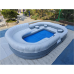 Inflatable Bouncing Sofa Lounger for Pool or Lake